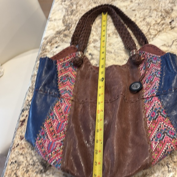 The Sak leather and tapestry Stylish Women's Bag - Picture 7 of 11